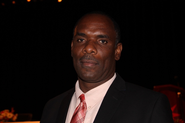 Permanent Secretary in the Ministry of Finance on Nevis Colin Dore at the opening ceremony of the Nevis Island Administration’s 9th Annual Consultation on the Economy on September 24, 2015 at the Nevis Performing Arts Centre